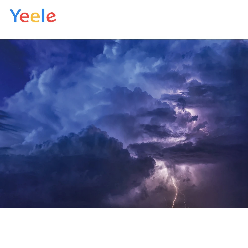 Фоны для фотосъемки Yeele с изображением неба светящиеся темные облака мечты