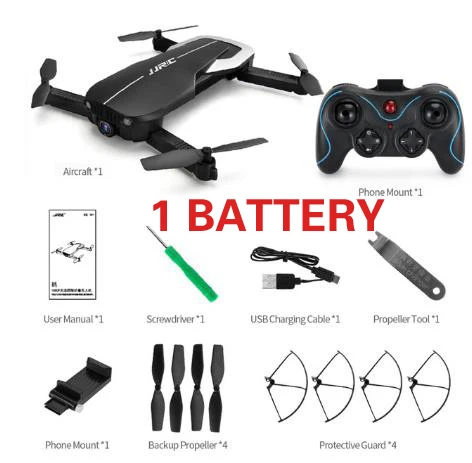 JJRC Grus H71 Gps 5g Wi-Fi 1080p камера автоматическое отслеживание оптического потока позиционирования складной Радиоуправляемый Дрон Квадрокоптер Rtf Vs Jjrc H47 DHD D5 - Цвет: Красный