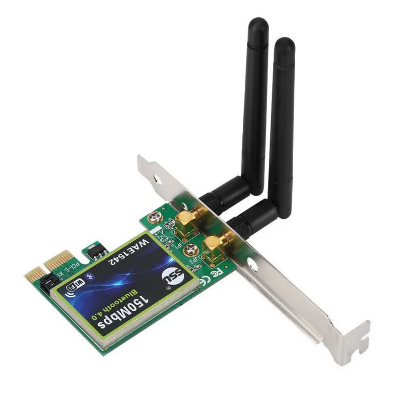 Bluetooth WiFi PCI-E сетевая карта 2,4G беспроводной 150 Мбит/с PCI-E PCI Express Интернет сетевой адаптер