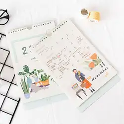 2020 свежий настенный бумажный календарь Памятка ежедневный расписание планировщик Годовая программа D2TE