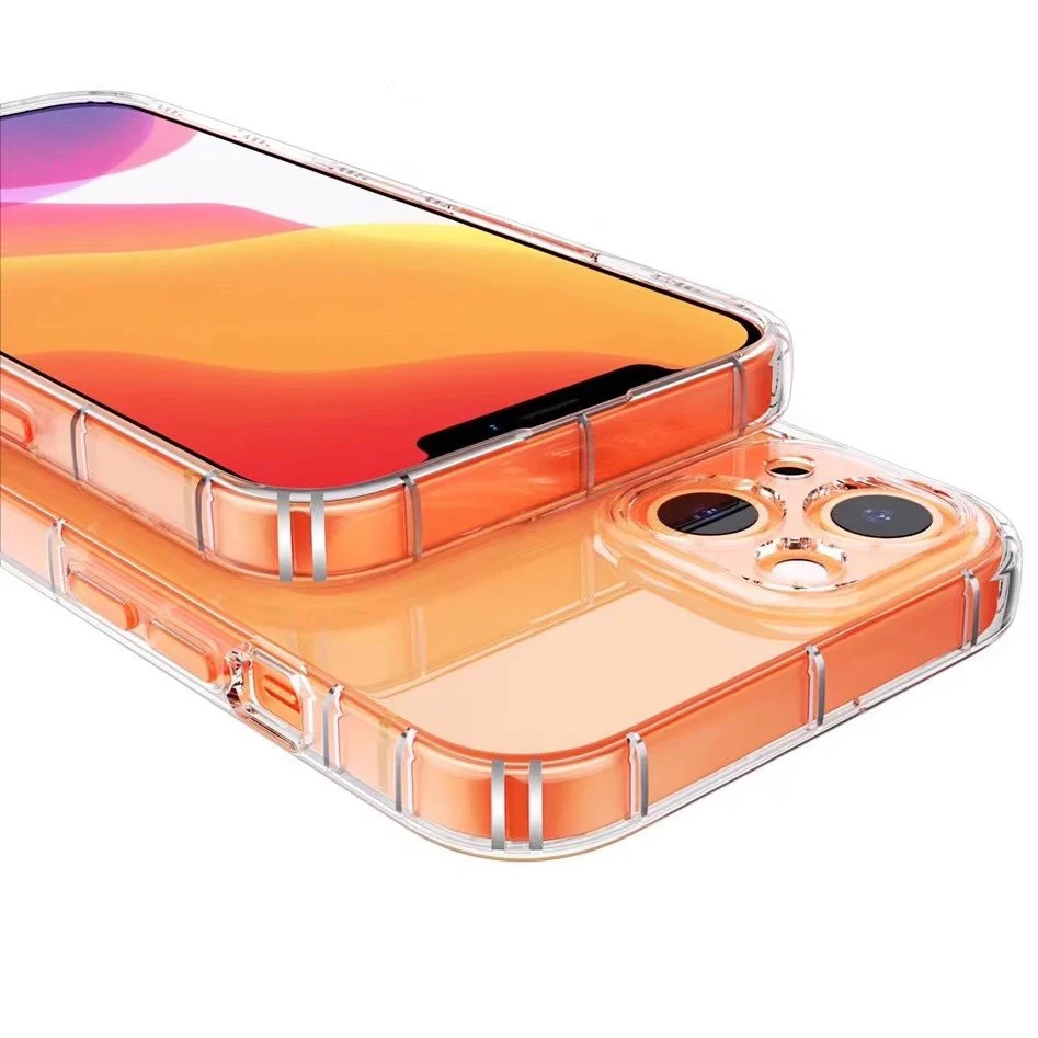 

50 piece/lot For Iphone 14 Pro max Case Protection Anti-Collision High Quality Clear TPU Soft Cover For Iphone 13 pro 13 12 11