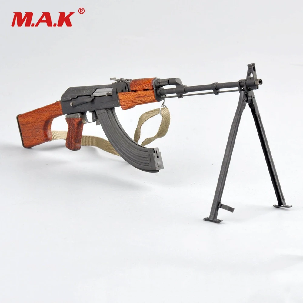 1/6 Scale WWII VSoviet RPK machine guns Rifle Model Weapon Toys For Action Figure Accesssories