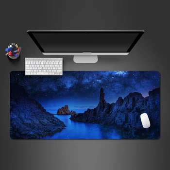 

Beautiful Night High Definition Nature Fashion Innovation Natural Rubber Wash Large Table Mat Notebook Computer Game Mouse Pad