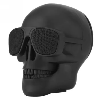 

Wireless Bluetooth Skull Speaker Portable Mini Stereo Sound Unique Enhanced Bass Speakers 5W Audio Music Player Support TF Card