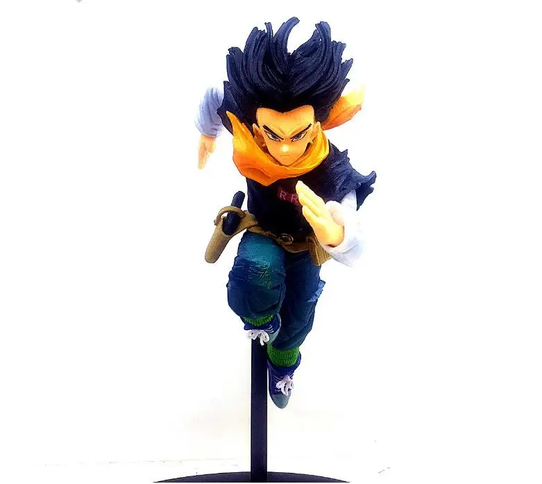 17 см Dragon Ball Z Android 17 Running Ver. Экшн-фигурка Драконий жемчуг зет Goku Lazuli PVC Fighter коллекция моделей - Цвет: opp bag