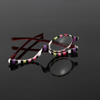 

Magnifying Glasses Rotating Makeup Reading Glasses Folding Eyeglasses Cosmetic General +1.5 +2.0+2.5+3.0+3.5+4.0
