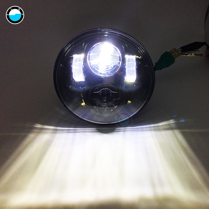 5,7" 5-3/4" светодиодный налобный фонарь дальнего ближнего света HID светодиодный s Передний DRL налобный фонарь для мотоцикла велосипеда Breakout iron 883 Softai