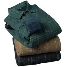Зимняя Толстая рубашка мужская английская клетчатая бархатная теплая рубашка большого размера плюс удобрение увеличение 5XL Повседневная рубашка мужская одежда