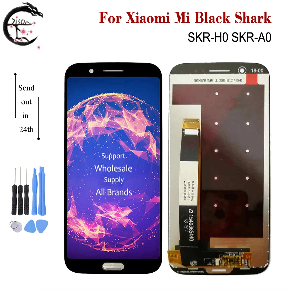 5,9" ЖК-дисплей для Xiao mi Black Shark ЖК-дисплей экран в полной комплектации Сенсорная панель дигитайзер сборка mi BlackShark дисплей Замена