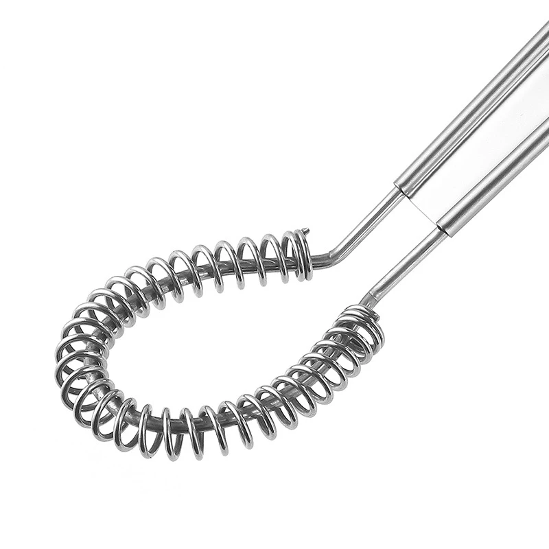 1pcs Magic Eggs Mixer Stainless Steel Coffee Spring Sauce Blender Held Spring Mini Whisk Milk Frother Foamer Kitchen Accessories