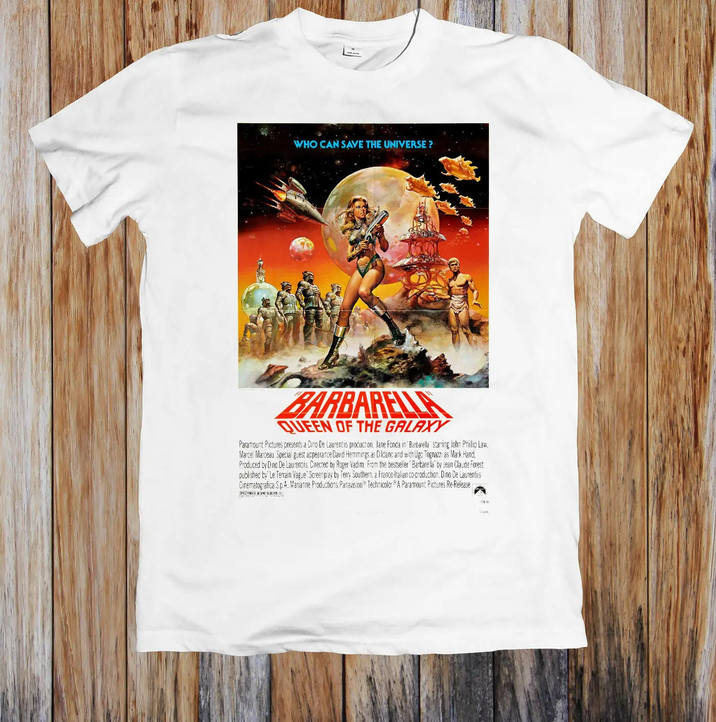

Barbarella 1960S Retro Adventure Movie Poster Unisex T Shirt