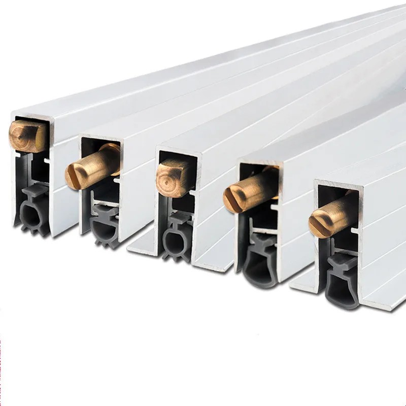 Levantamento Automático Tira à Prova de Som Forma de u Porta de Madeira Quarto Inferior à Prova de Poeira Isolamento Temperatura