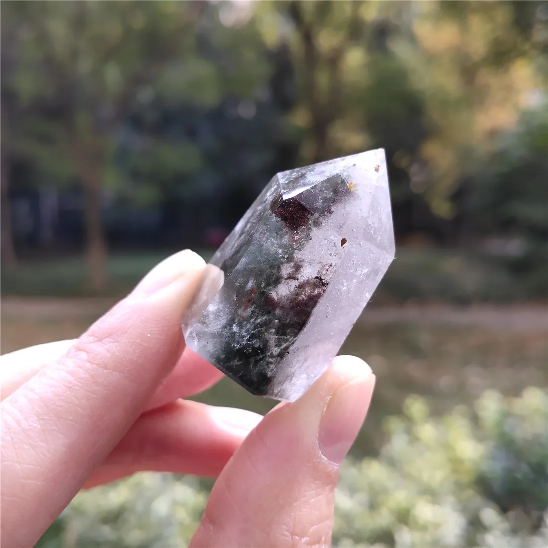 Призрак кристалл остров каменная башня кристаллы Камни Wicca Cristal Pierre Naturelle et Cristaux Природный исцеляющий Декор кварцевые пьедры
