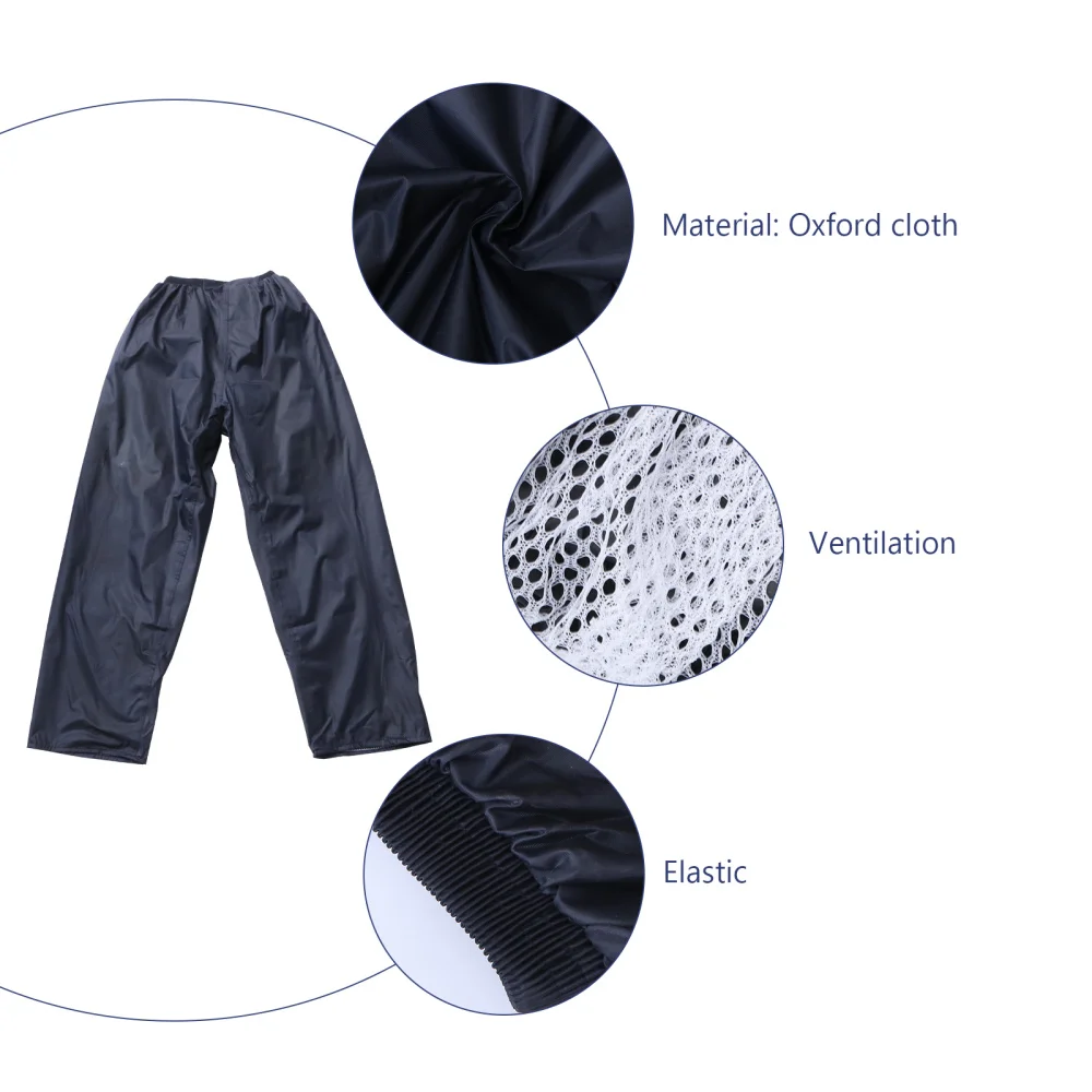 Hiking Pants Double Layer Waterproof Outdoor Cycling Pants Rainproof Motorcycle Riding Rain Pants Fishing Trousers Camping Hiking