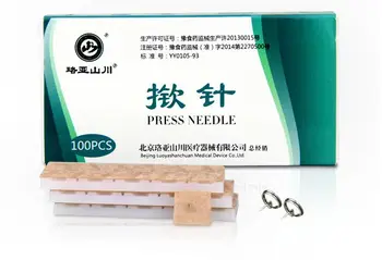 

100Pcs/box Disposable Sterile Ear Press Needles Auricular Acupuncture Needles