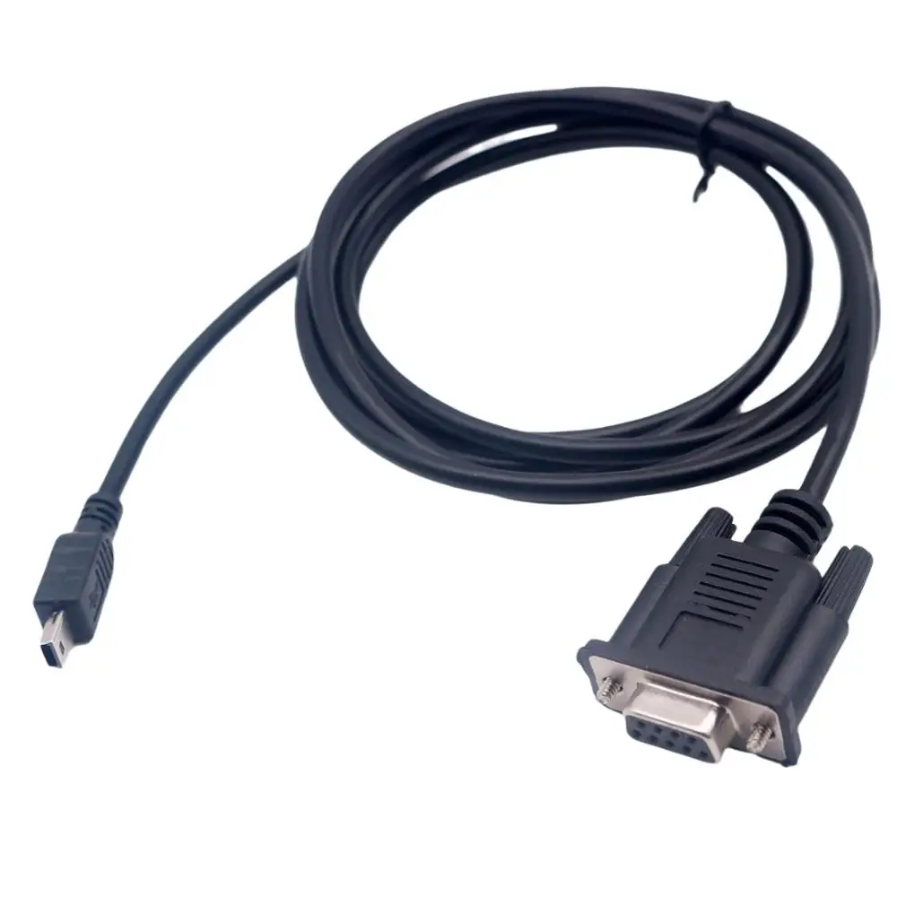 1 шт. 6 футов Mini USB 2 0 штекер к RS232 DB9 9 контактный гнездовой адаптер Entension свинцовый
