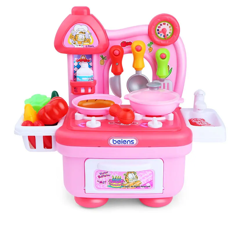 Beiens Gf604 детский игровой домик игрушки Joy Kitchen многофункциональная модель посуда Beiens набор