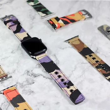 

Camouflage Fabric Band Strap Watchband for Apple Watch Band Series 4/3/2/1 Sport Bracelet 42 mm 38 mm For iwatch Band