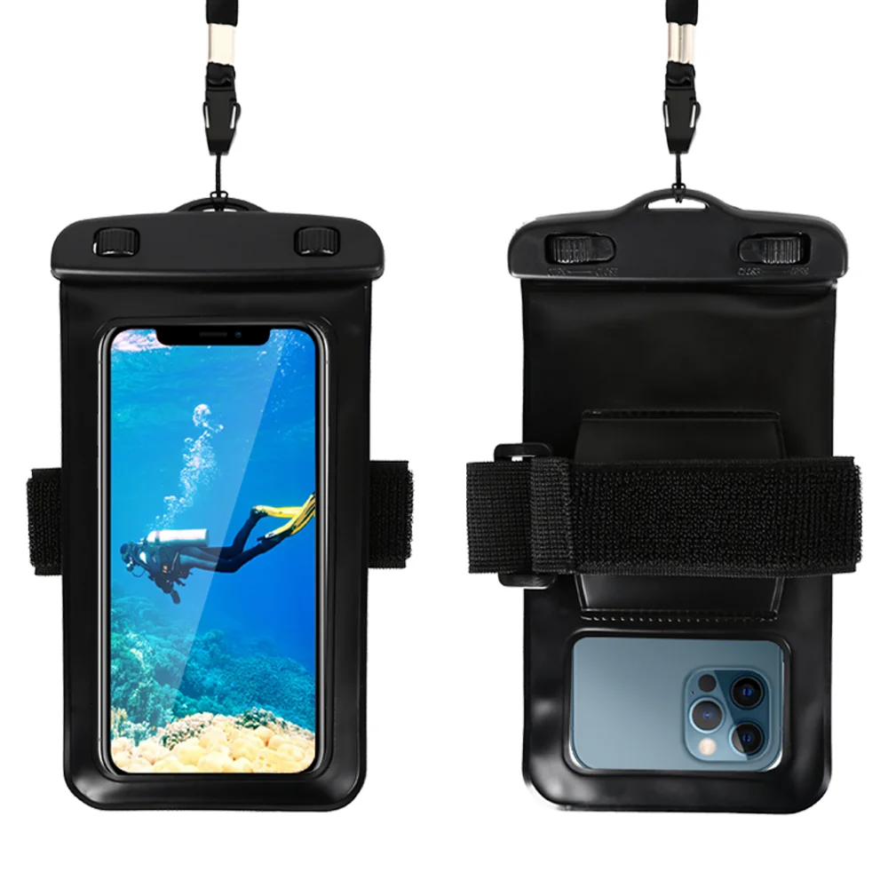SURF SYSTEM - Pochette étanche flottante pour smartphone - Avec prise audio  et brassard