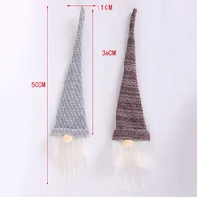 Рождественская шляпа кукла винная бутылка колпачок Рождественское украшение бутылки украшение стола