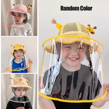 

Kids Baby Sun Hat UV Sun Protection Hats Breathable Summer Hat with Transparent Face Cover FAS6