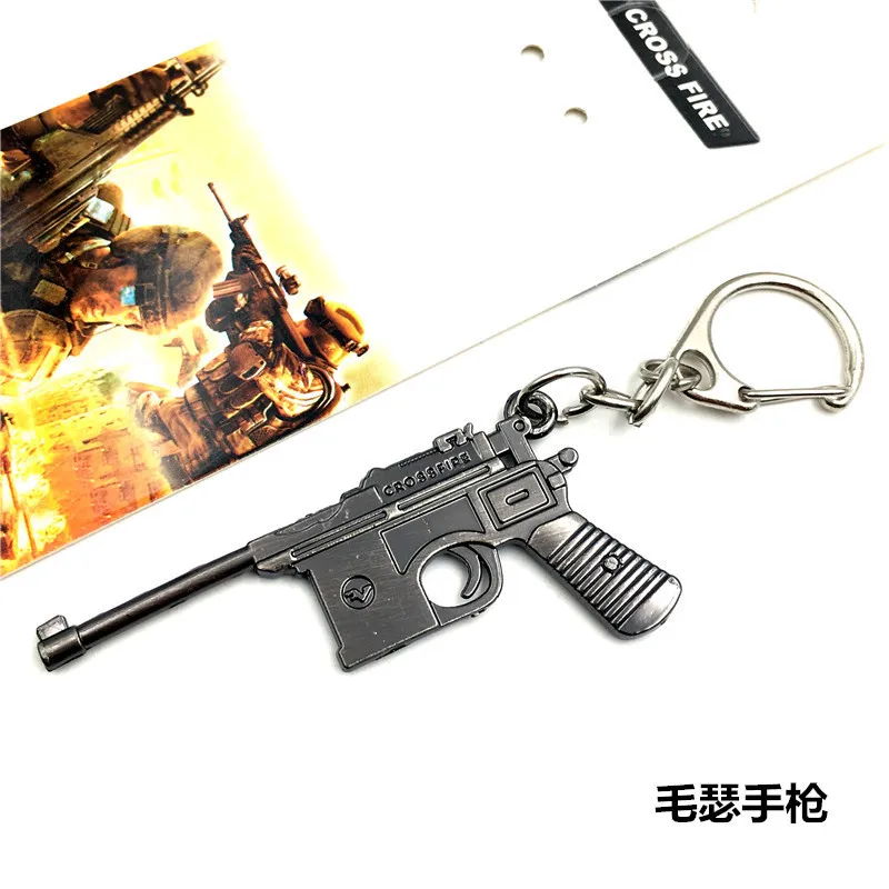 CSGO Crossfire сопутствующие продукты CF оружие пистолет Модель сплава брелок 6 см небольшой кулон внешней торговли алиэкспресс Лидер продаж