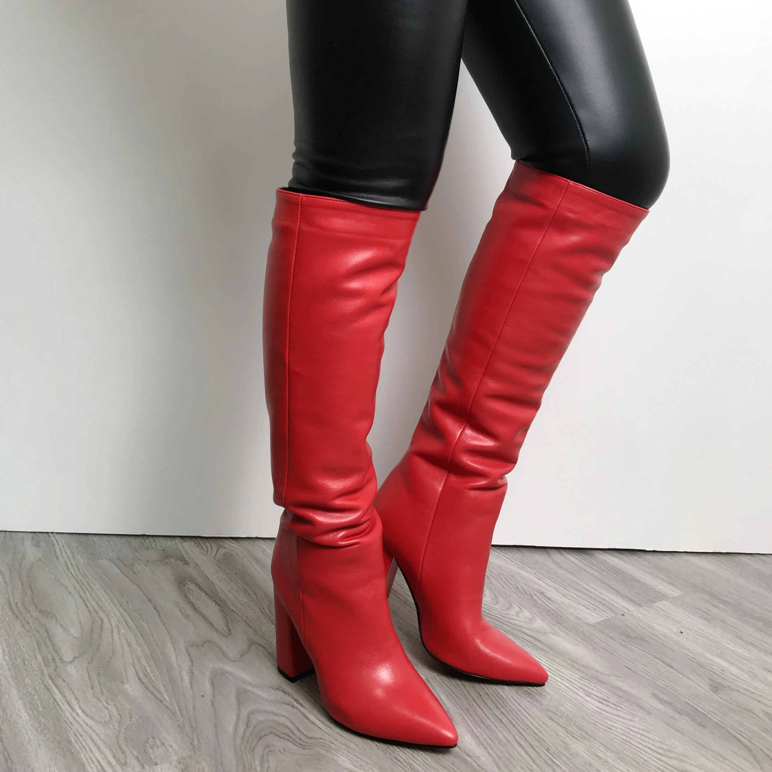 vegan long boots