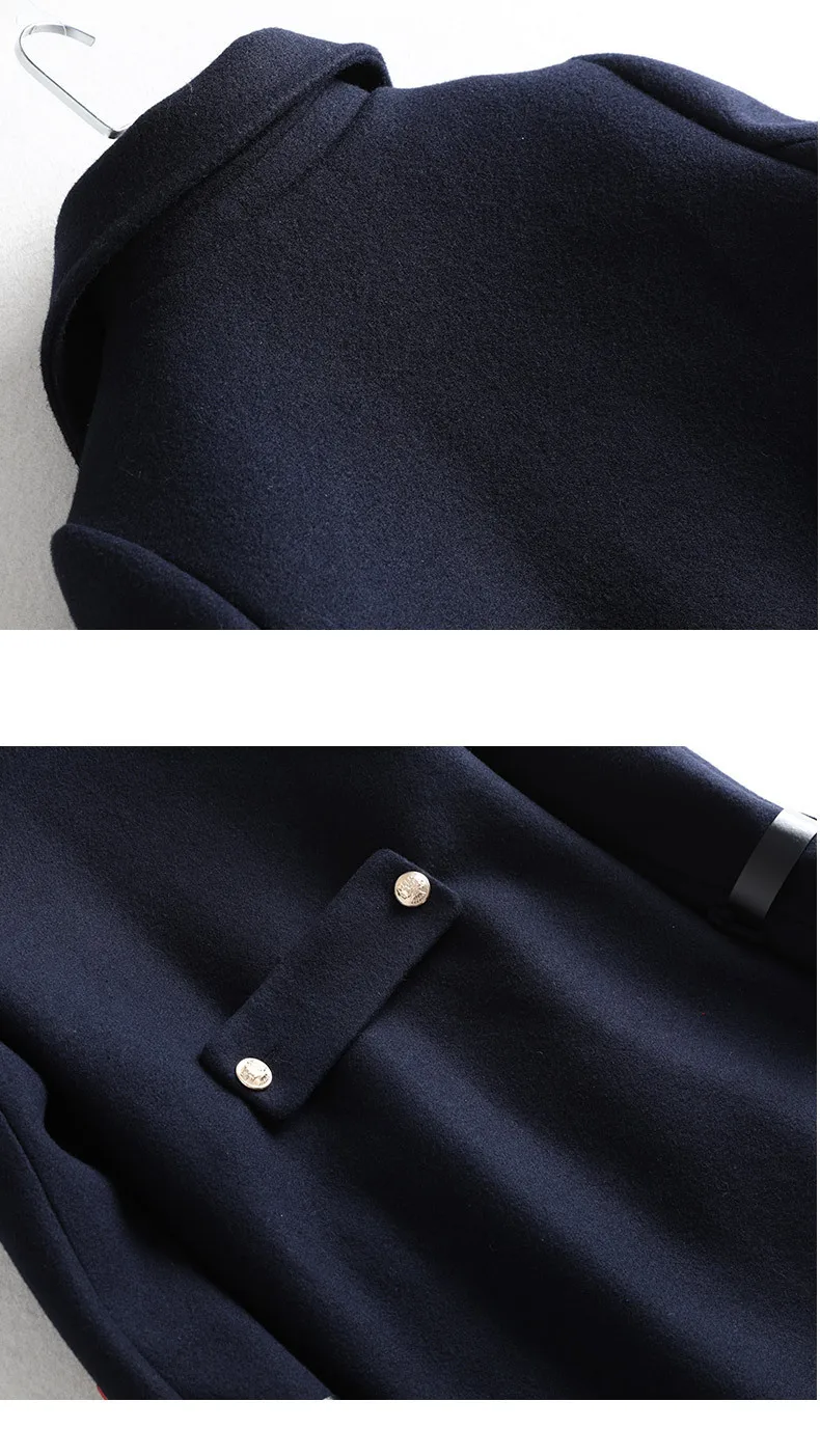 5xl размера плюс женские длинные свободные женские куртки Зимние новые женские пальто шерстяное пальто женские 8484