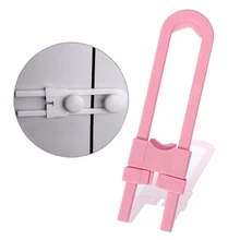 5 шт замок безопасности для детей u-образные замки для детских шкафов защита для детей замок для безопасности дверей АБС-пластик нетоксичный