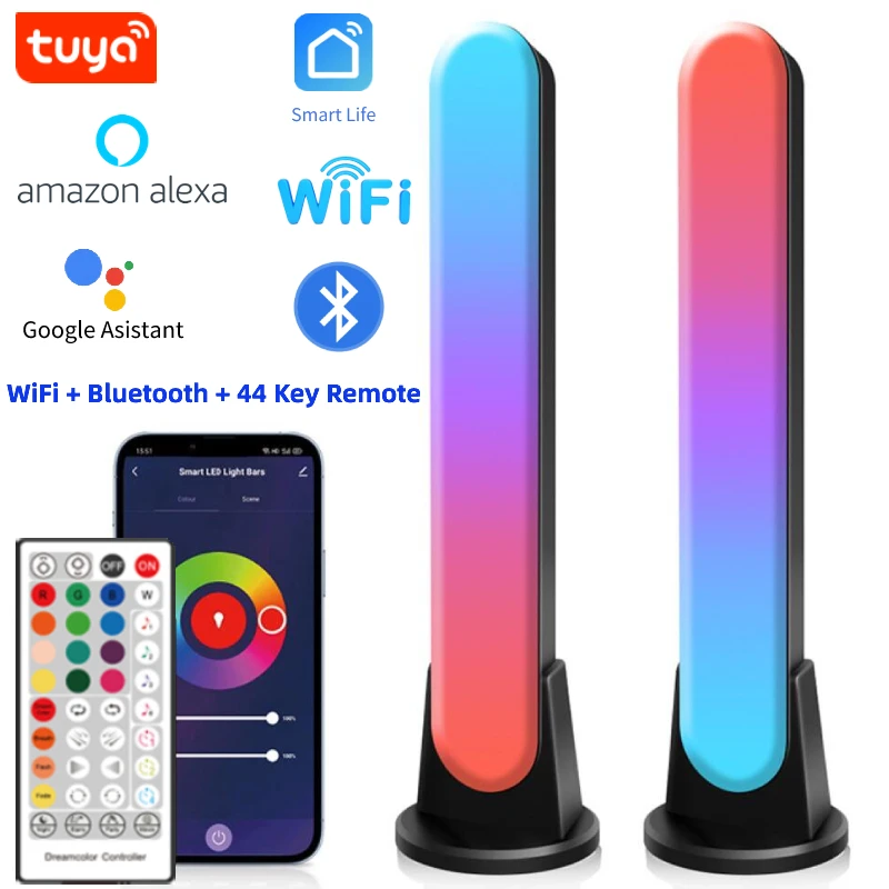 Настольные лампы RGB для компьютерных игр красочная световая панель создания