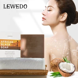 LEWEDO Black Soaps Body Deep Cleansing Soap Facial Skin Care Moisturizing Bath Soap Remove Fade Acne Whitening Face Soap 100g