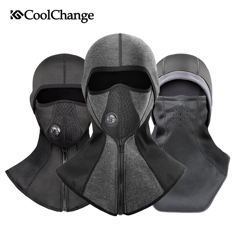 CoolChange велосипедная маска для лица шапка зимняя термальная флисовая лыжного