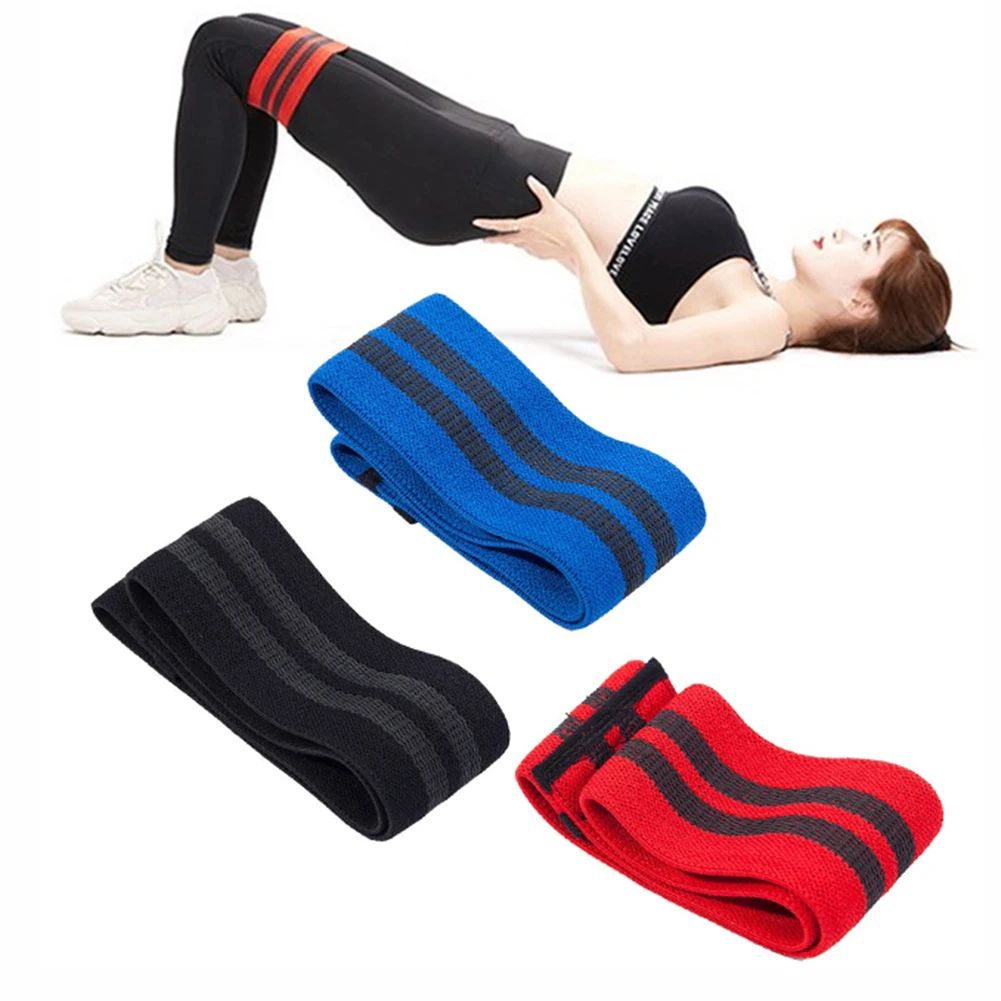 

Strong Tensile Hip-Neck Elastic Band Squat Resistance Fitness Pull Elastic Ring Tension Band Gym Yoga Stretching Training Belt