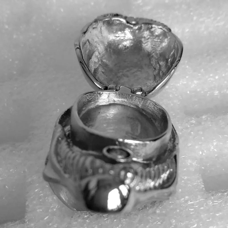 Anello Teschio Predator In Acciaio Inossidabile - Foto 13