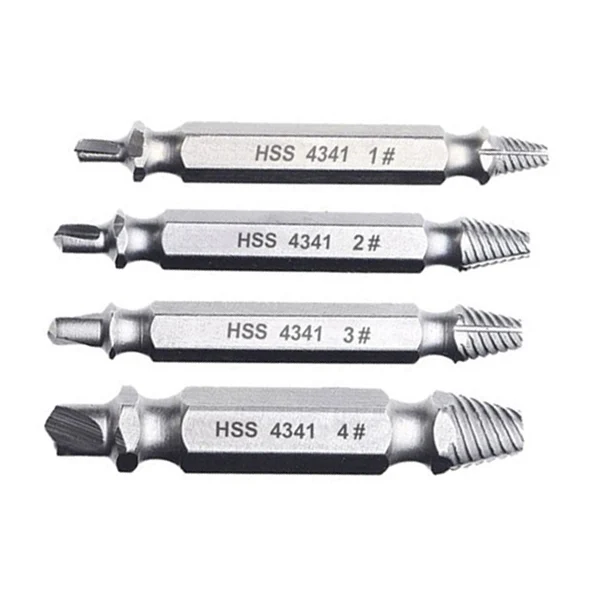 5 шт. отвертка экстрактор отвертка набор винт от HSS4341-silver