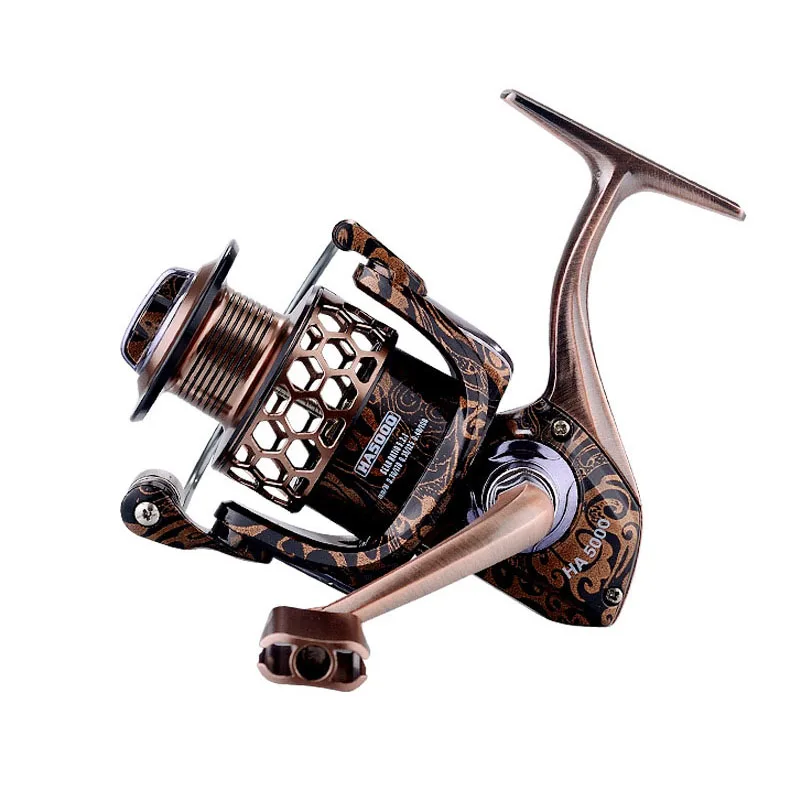 

HA Metal Spinning Wheel Fishing Reel 1000-7000 Series Without Gap Fishing Spinning Reel Coil Sea Bream Reel Lure Rod Wheel Reel