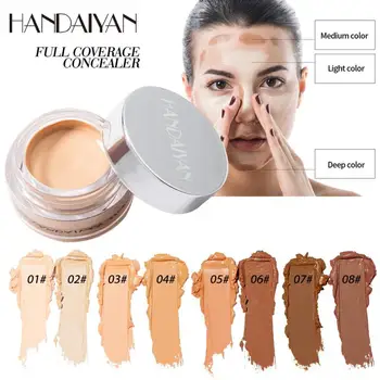 

Hot Makeup New Concealer Repair Foundation Cream Cover Freckles Acne Marks Dark Circles Cover Leisure Repair Cream TSLM1
