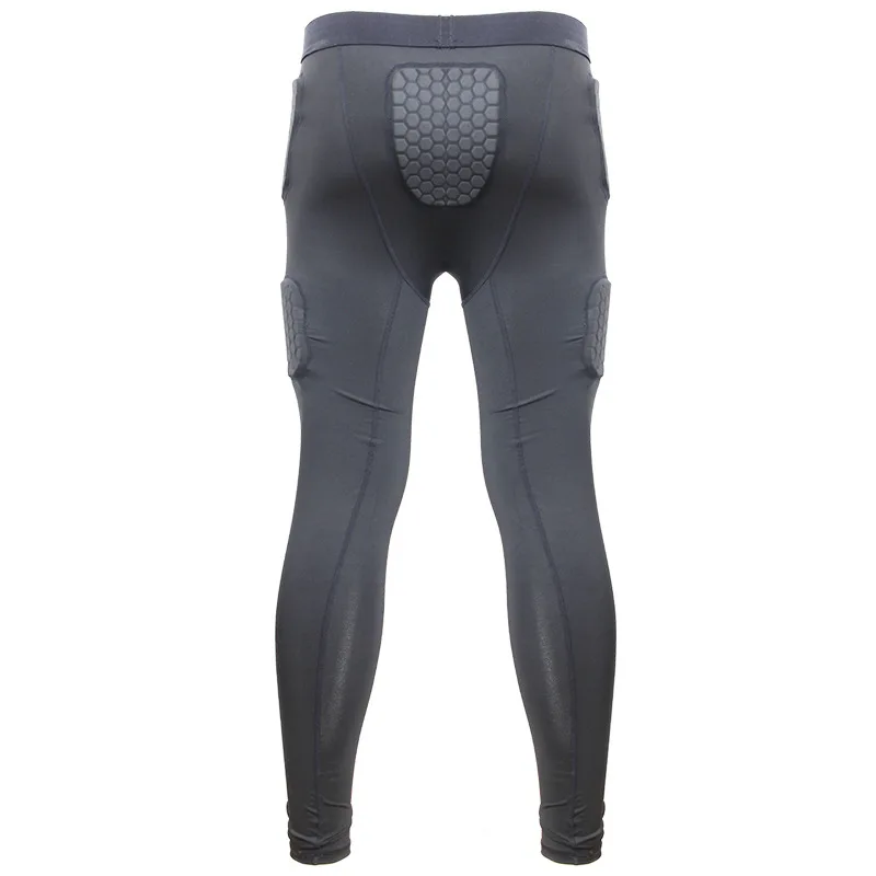 Sponge Protector Men's Rugby Soccer Goalkeeper Training Pants American Football Pads Adult Gym Fitness Knee Guard Safety Trouser
