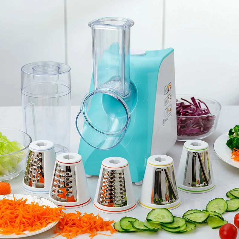 Electric Vegetable Cutter Salad Machine Carrot Potato Onion Slicer Shredded Household Food Processor Slicing Artifact 220V 150W 2