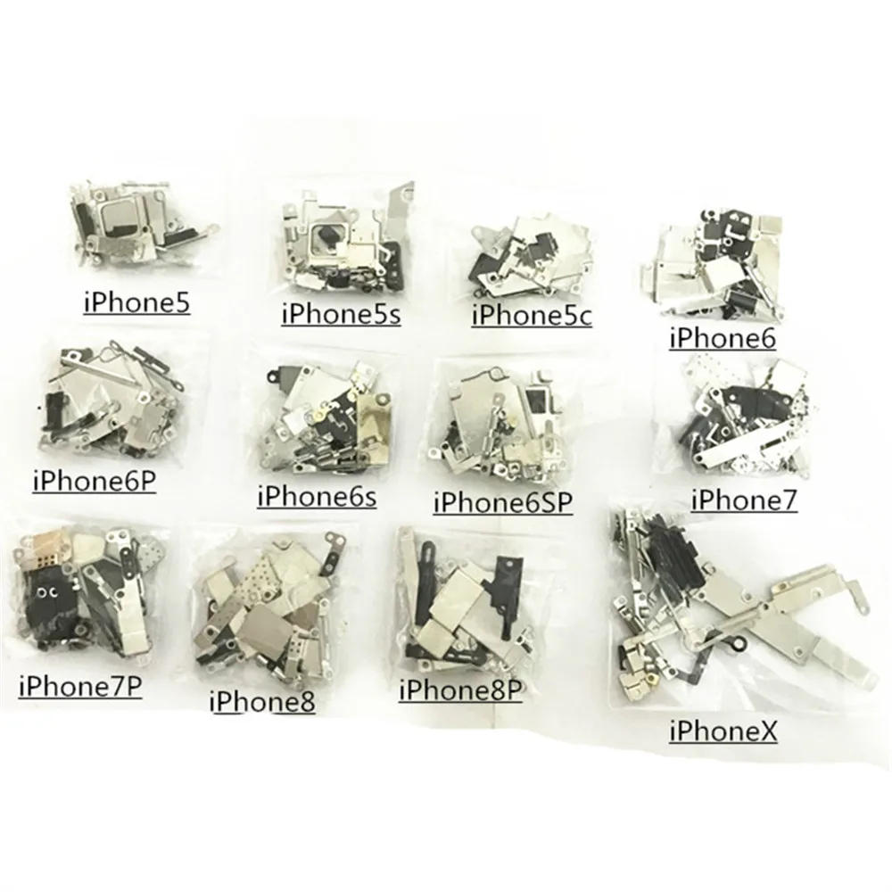 Full body inner Small Metal iron For iPhone 5 5c 5s 6 6s plus 7 7P 8 holder bracket shield plate set kit phone parts |