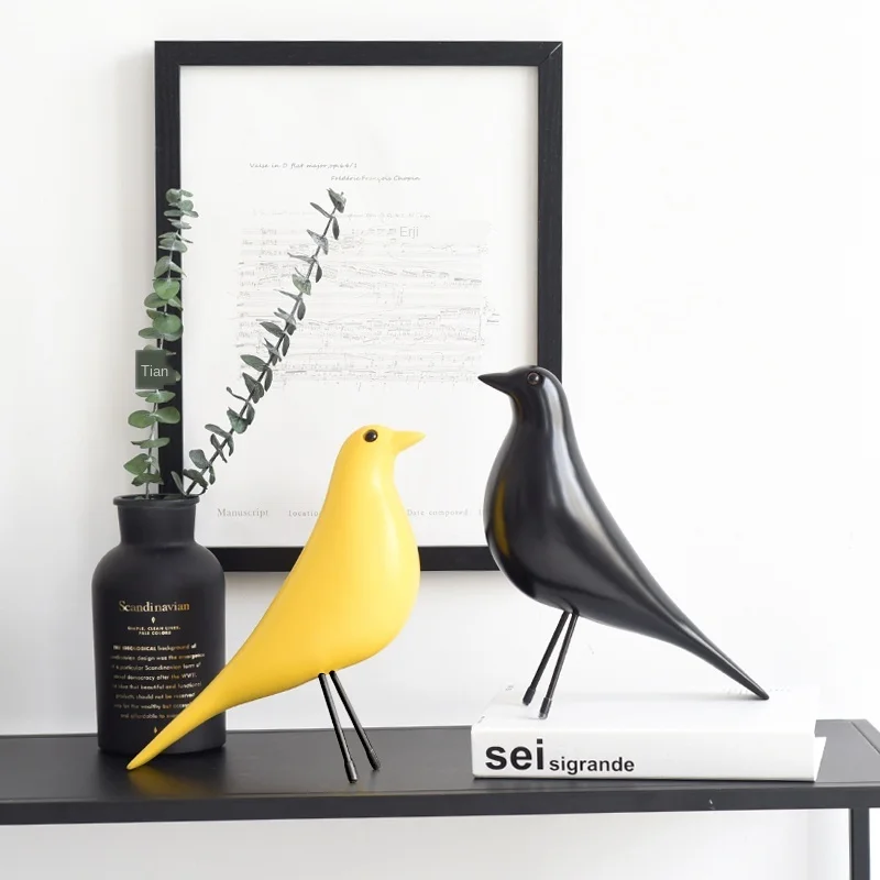 Европейская полимерная Птица домашнее интерьерное украшение офисное искусство