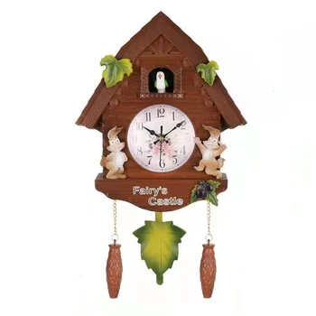 

Cute Bird Wall Clock Cuckoo Alarm Clock Cuckoo Clock Living Room Watch Brief Children Bedroom Decor Home Day Time Alarm Clocks C