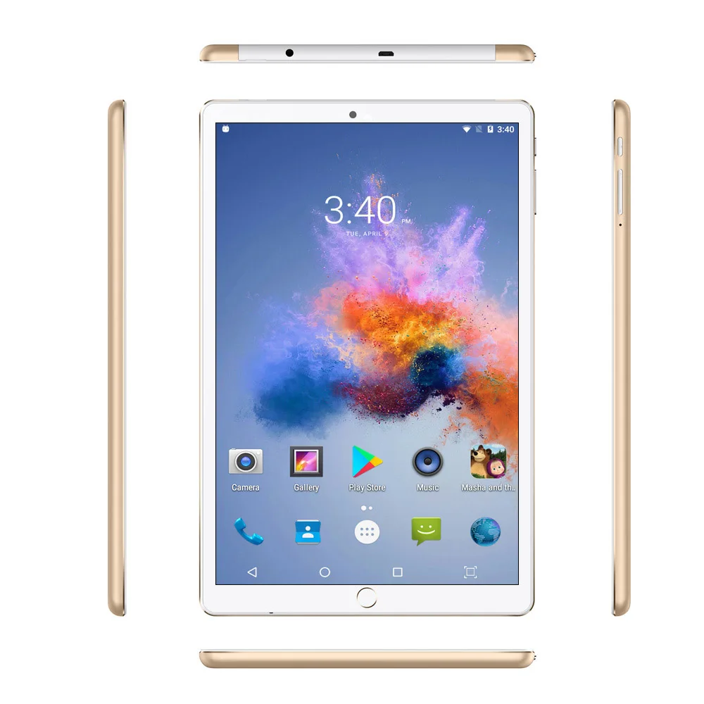 10,1 дюймов планшетный ПК новая система 3g телефонный звонок Android 8,0 4 Гб+ 32 ГБ Восьмиядерный поддержка gps Wi-Fi Bluetooth планшетный ПК+ клавиатура
