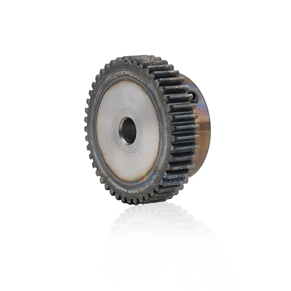 1Pcs 45# Steel Spur Gear With Step 1M 20 Tooth-45 Tooth Pinion Gear Metal Mod 1 Motor Convex