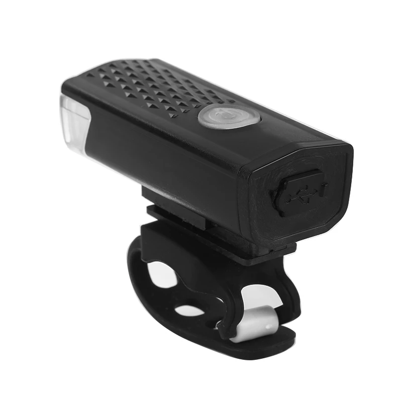 Велосипедный светильник с подзарядкой USB 300 люменов, 3 режима, велосипедный светильник, передний велосипедный головной светильник, велосипедный светодиодный светильник-вспышка, водонепроницаемая лампа