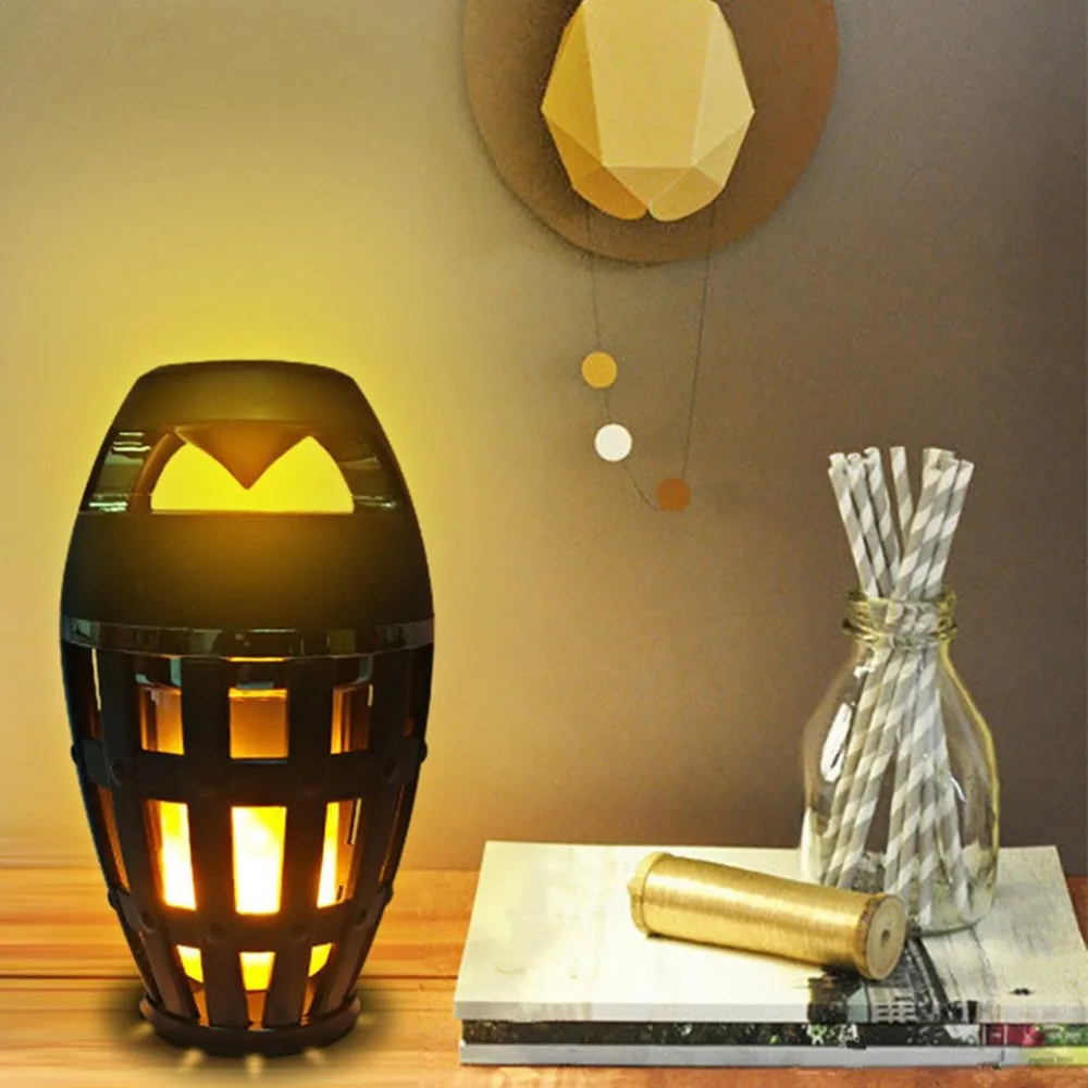 Wireless Speaker Flame Light Wireless Speaker Decorative Table Lamp I3 Wireless Speaker Ambient Light Subwoofer