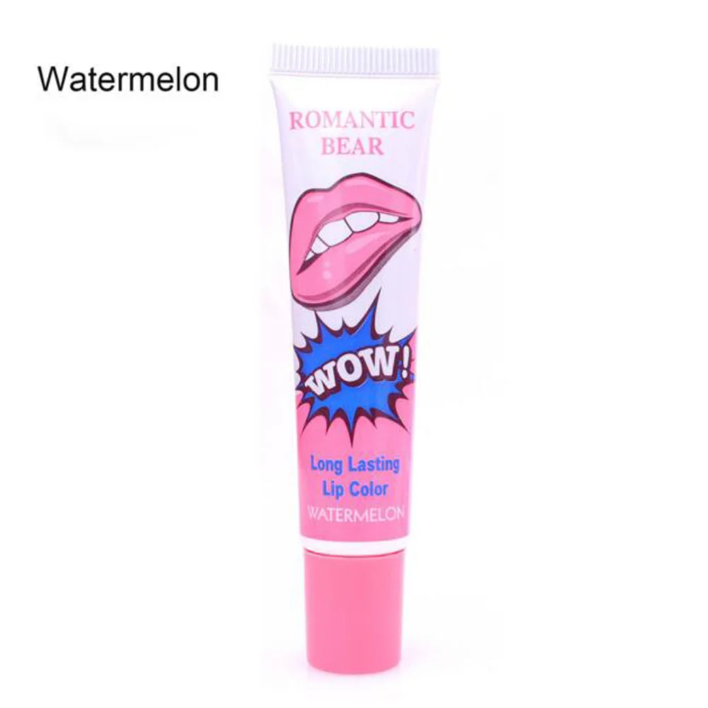 watermelon red Стойкий блеск для губ маска водонепроницаемый макияж тату матовый оттеночный блеск для губ помада женская косметика для бальзама - Цвет: watermelon red