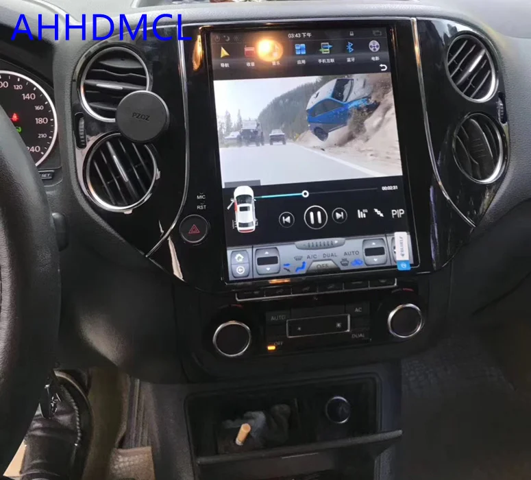 Автомобильный мультимедийный плеер Tesla Style Android стерео GPS для Tiguan 2007 2008 2009 2010 2011 2012