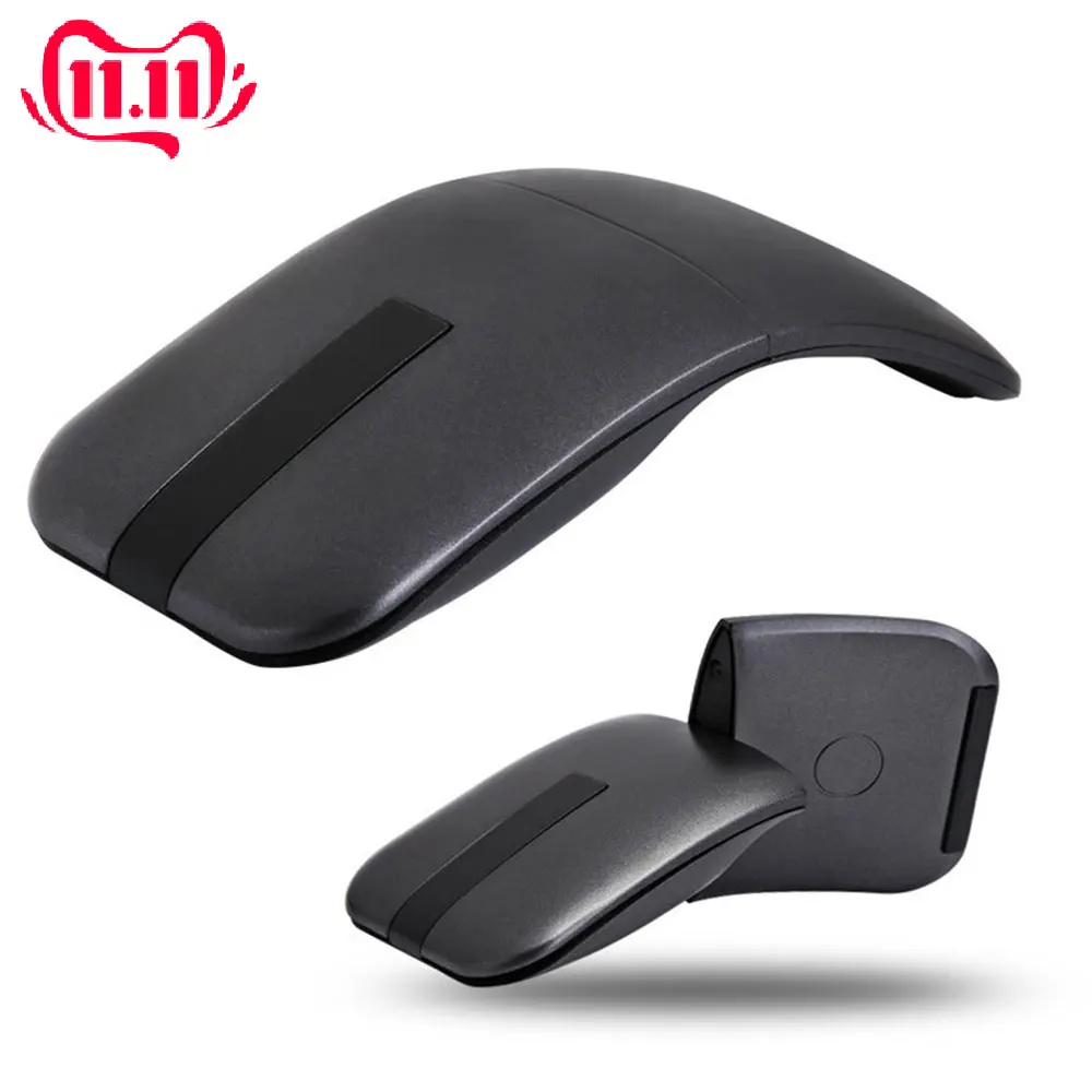 

2.4Ghz Wireless Laptop Office Mice Arc Touch Mouse Rotating Mouse Mause 1600DPI Gaming Mouse with Mousepad for Microsoft Surface