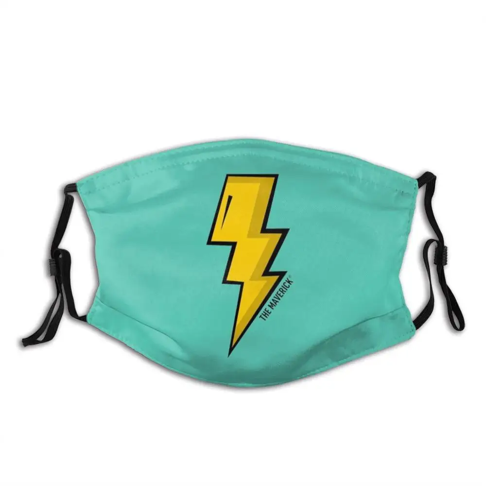 

Flash Pop Art Comic Book Graphic Funny Cool Cloth Mask Lightning Flash Pop Art Pattern Background Material Abstract Fashion